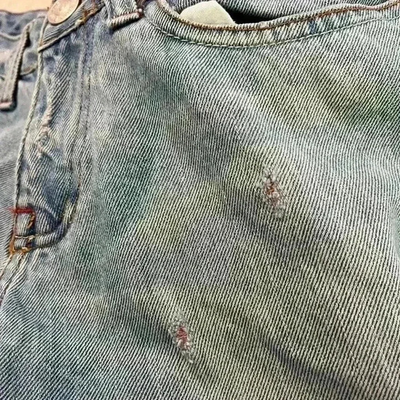 True Religion Y2K Pink Distressed Stitch Joey Flare Jeans - Picture 5 of 6